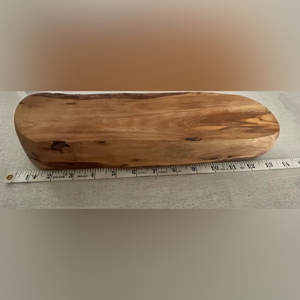 Decorative Wood Serving Bowl - Picture 9 of 9